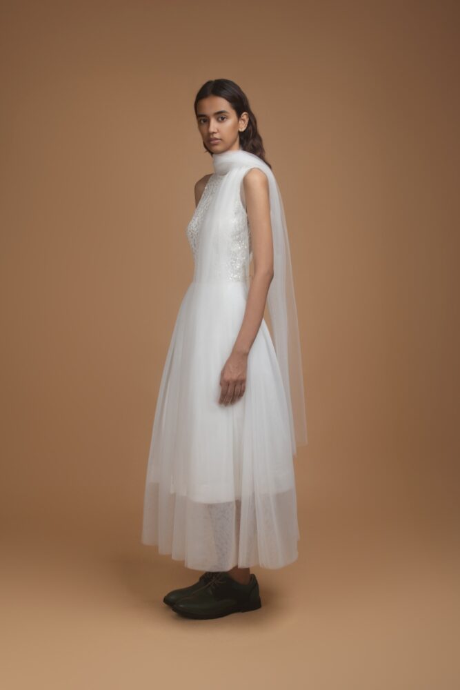 The Swan's Pause Dress