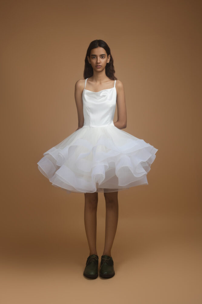 Moonlit Ruffle Dress  